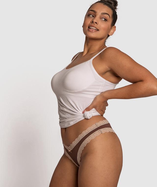 Rosy High Cut Brief - Nude 6