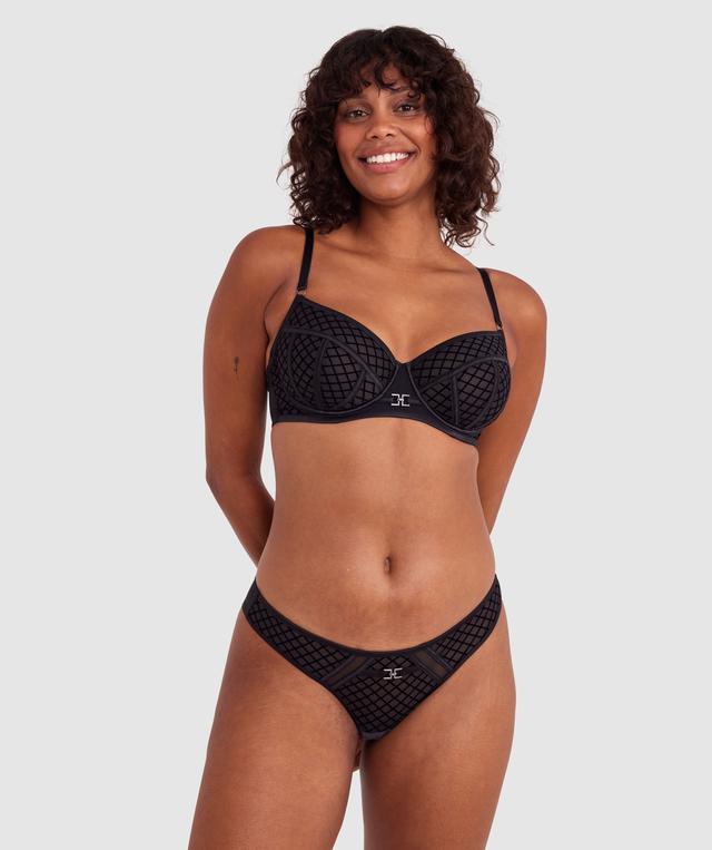 Roxy Brazilian Knicker - Black