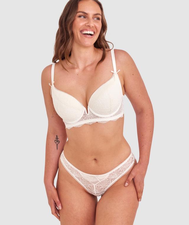 Sable Lightly Lined Bra - Ivory