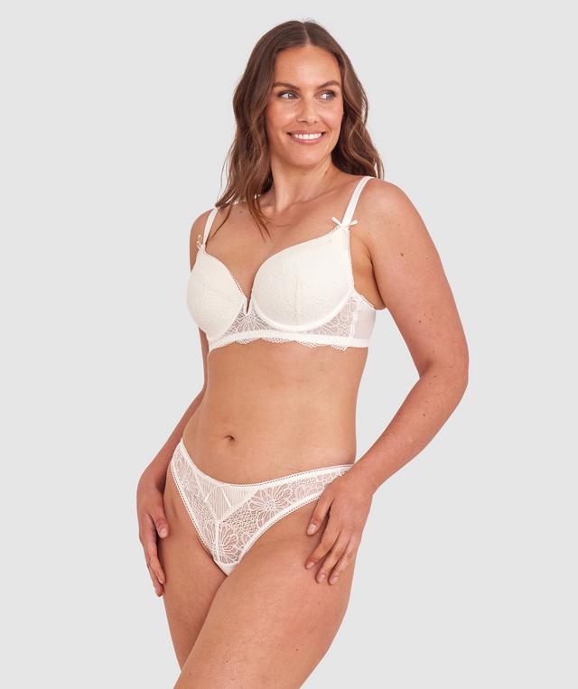 Sable Lightly Lined Bra - Ivory