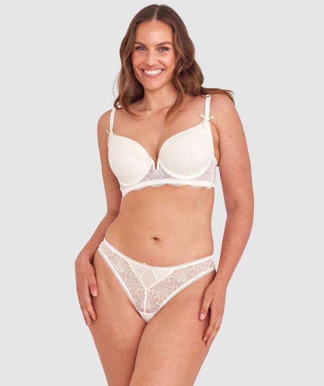 Sable Lightly Lined Bra - Ivory