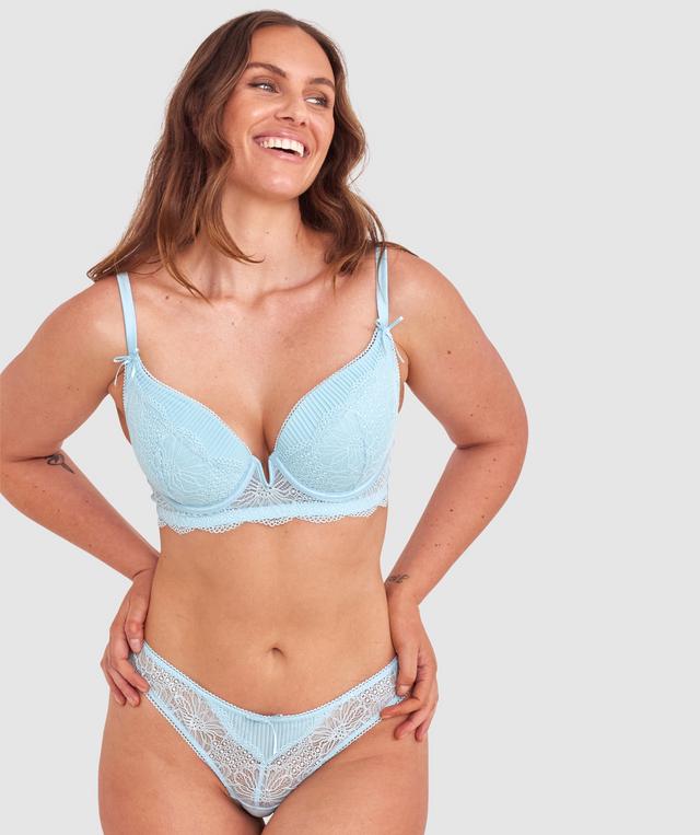 Sable Lightly Lined Bra - Pale Blue