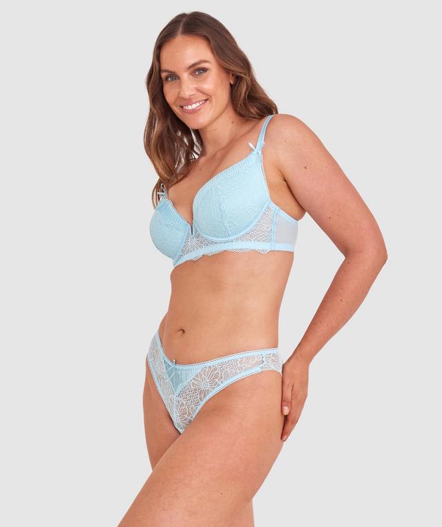 Sable Lightly Lined Bra - Pale Blue