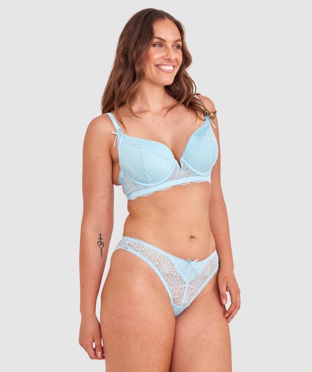 Sable Lightly Lined Bra - Pale Blue