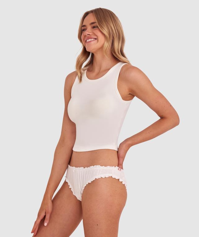 Sadie Brazilian Knicker - Ivory