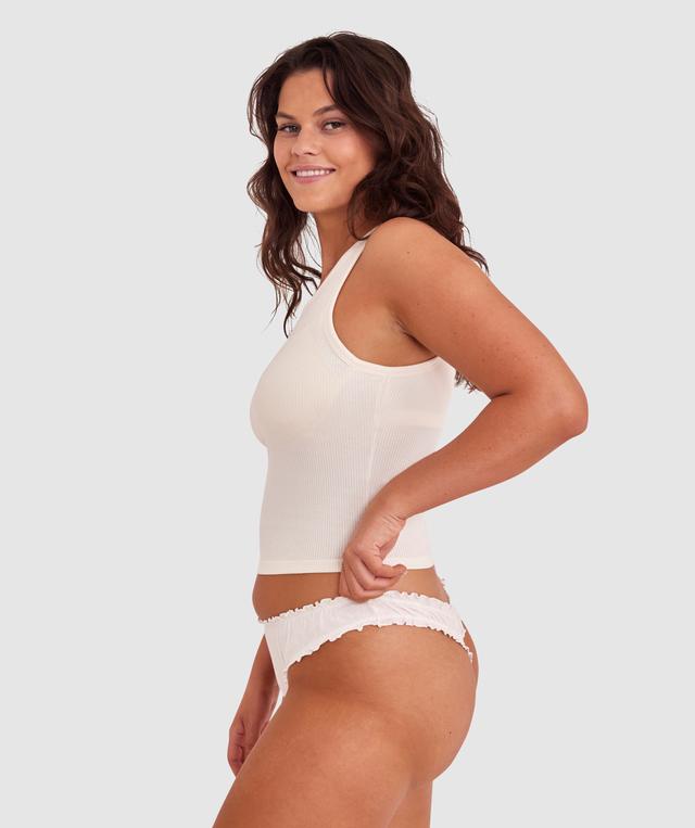 Sadie V String - Ivory