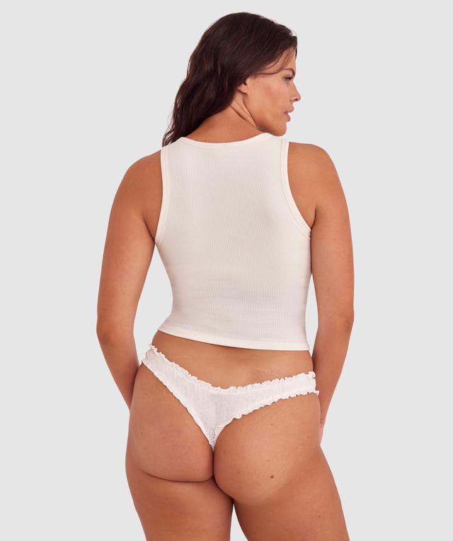 Sadie V String - Ivory