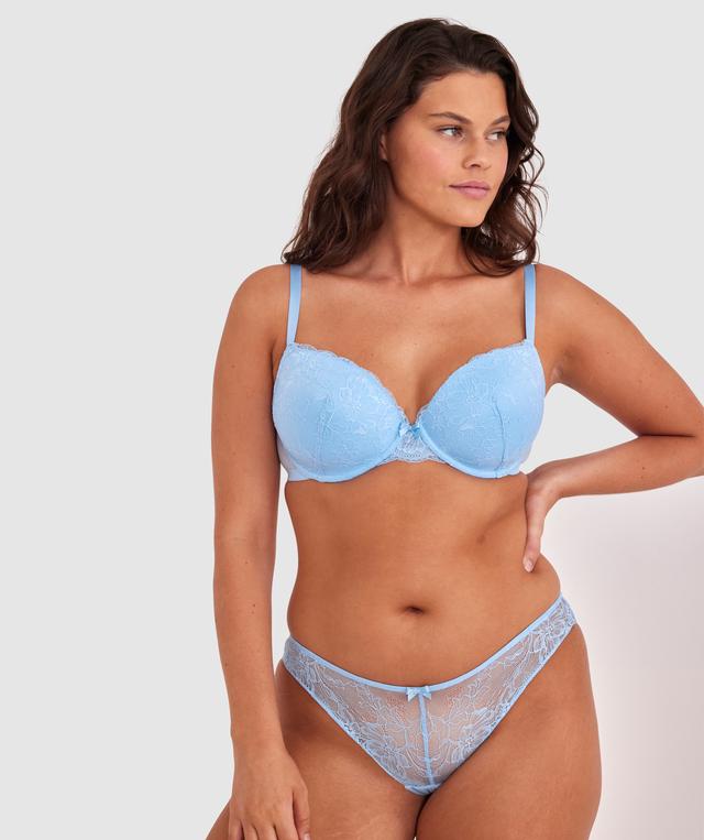 Sally Contour Bra - Sky Blue