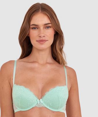 Sally Lightly Lined Bra-Aqua (AQUA)