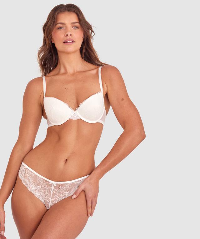 Sally Lightly Lined Bra-Ivory
