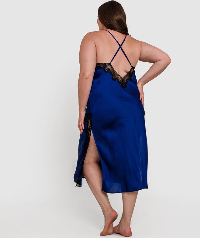 Sammy Low Back Long Slip - Navy