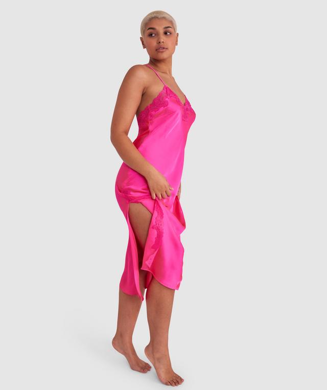 Sammy Low Back Long Slip - Pink