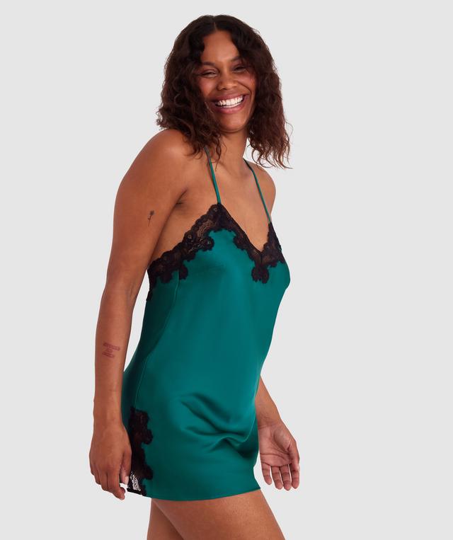 Sammy Short Slip - Dark Green