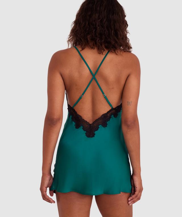 Sammy Short Slip - Dark Green
