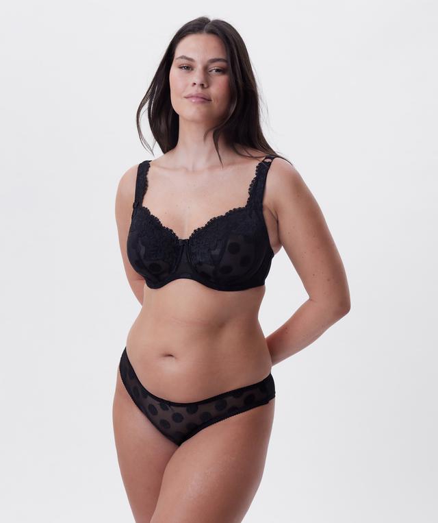 Sapphire Full Coverage Bra - Black