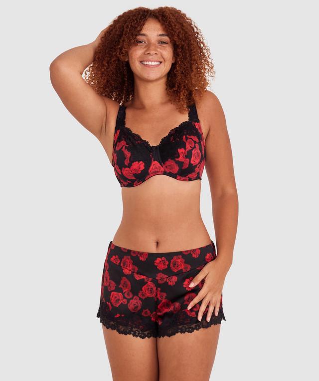 Sapphire Full Coverage Underwire Bra - Floral Print