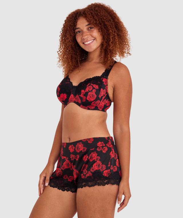 Sapphire Full Coverage Underwire Bra - Floral Print
