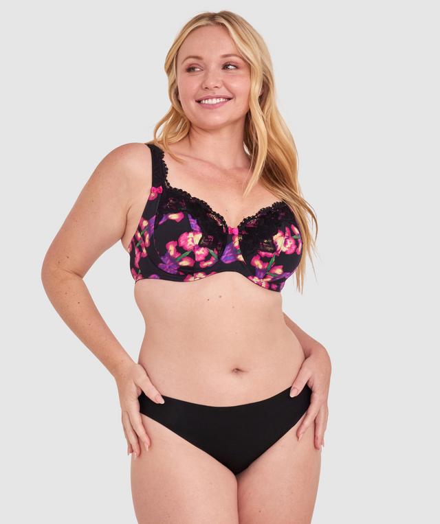 Sapphire Full Coverage Underwire Bra - Floral Print