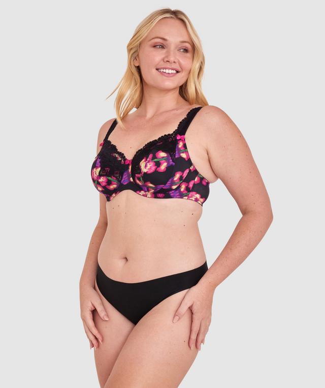 Sapphire Full Coverage Underwire Bra - Floral Print