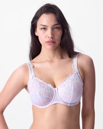 Sapphire Full Coverage Underwire Bra - Print (Print)