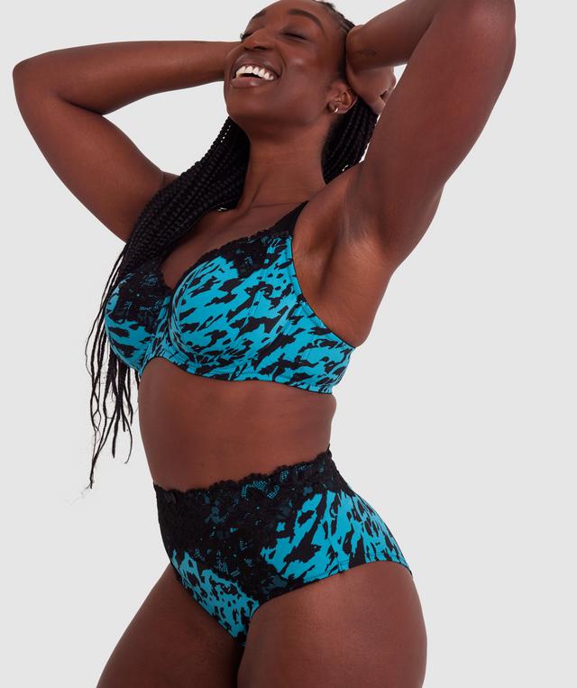 Sapphire Full Coverage Underwire Bra - Print Animal