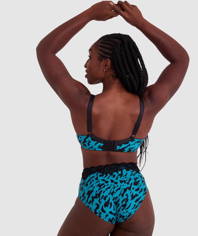Sapphire Full Coverage Underwire Bra - Print Animal