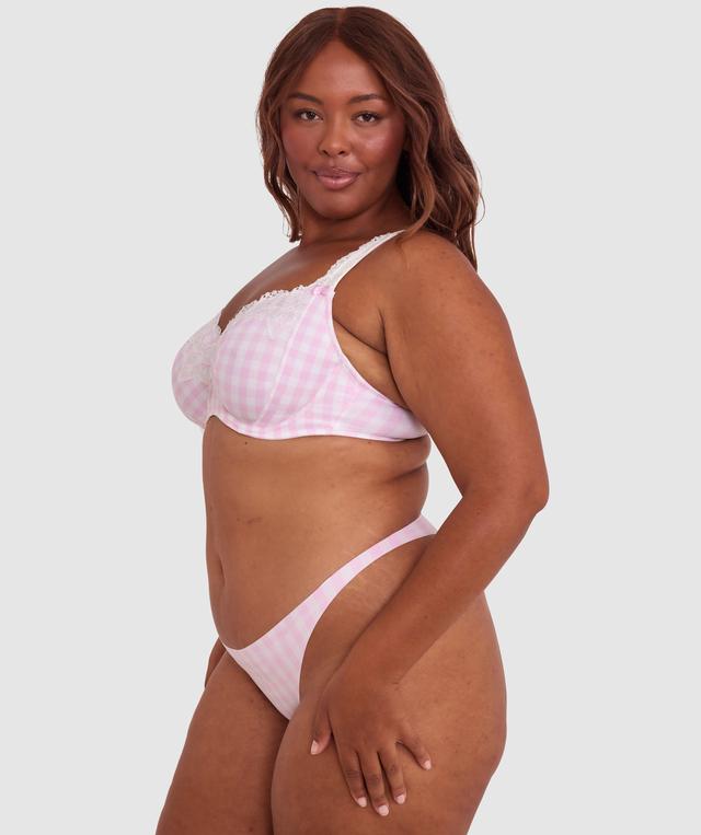 Sapphire Full Coverage Underwire Bra - Print Check