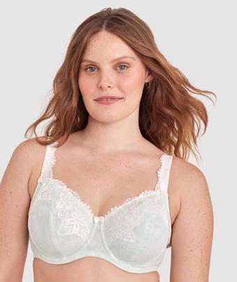 Sapphire Full Coverage Underwire Bra-Print / Green (Print / Green)