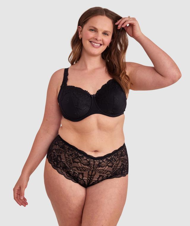 Sapphire Full Cup Bra - Black