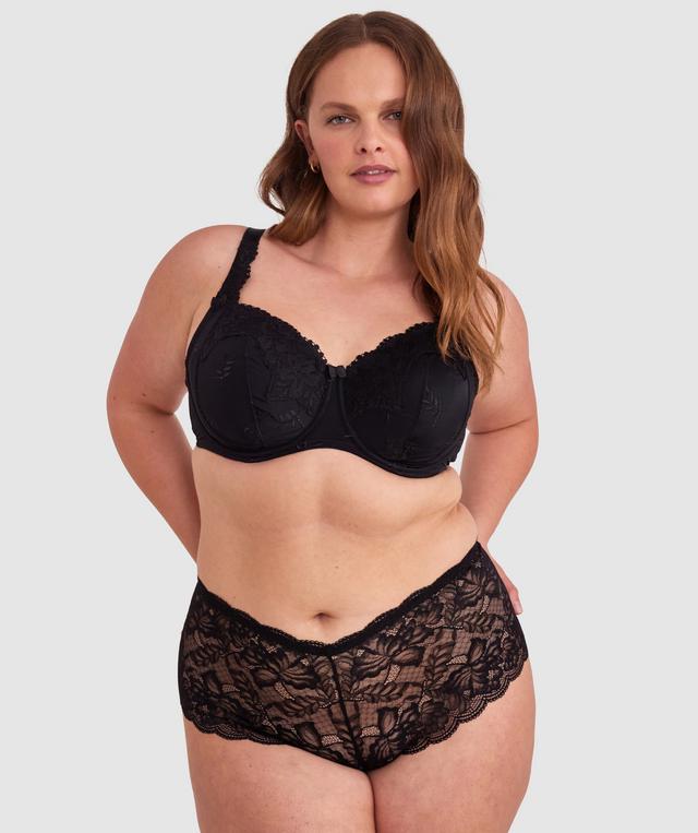 Sapphire Full Cup Bra - Black