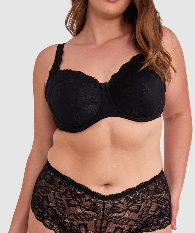 Sapphire Full Cup Bra - Black
