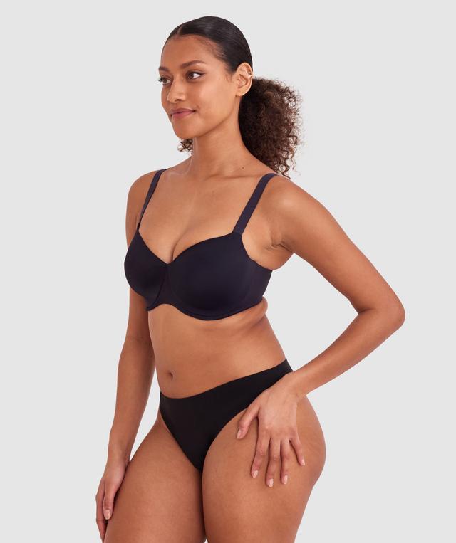 Sapphire Smooth Full Coverage Bra - Black