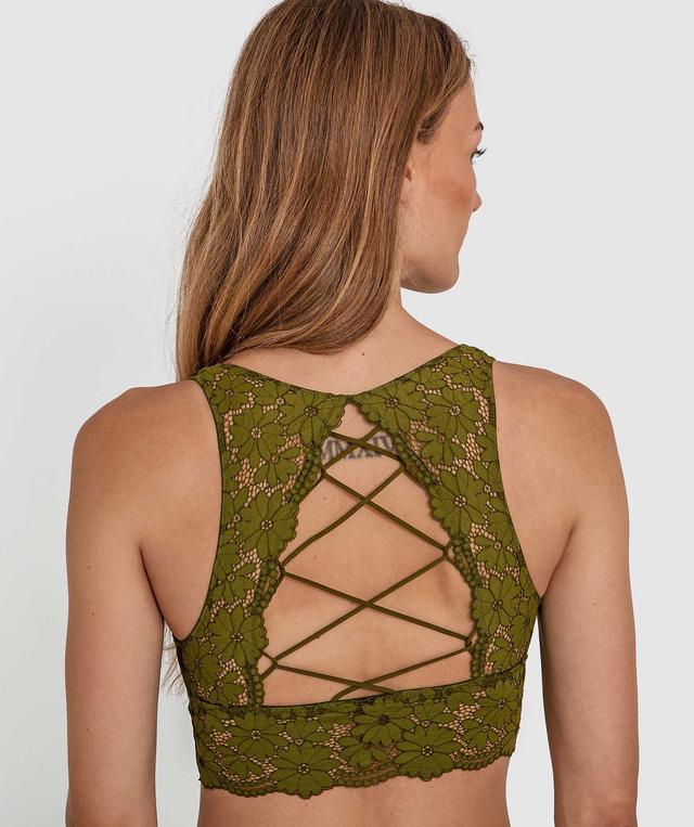 Saskia Plunge Bralette - Khaki