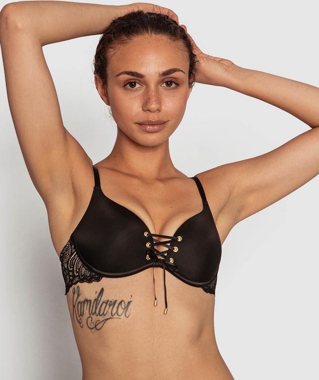 Secret Boost Push Up Bra - Black