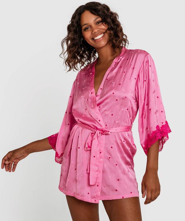 Secret Love Short Wrap - Pink