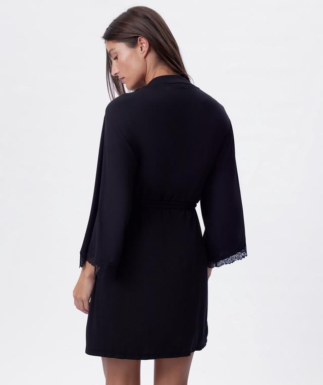 Selene Short Wrap - Black