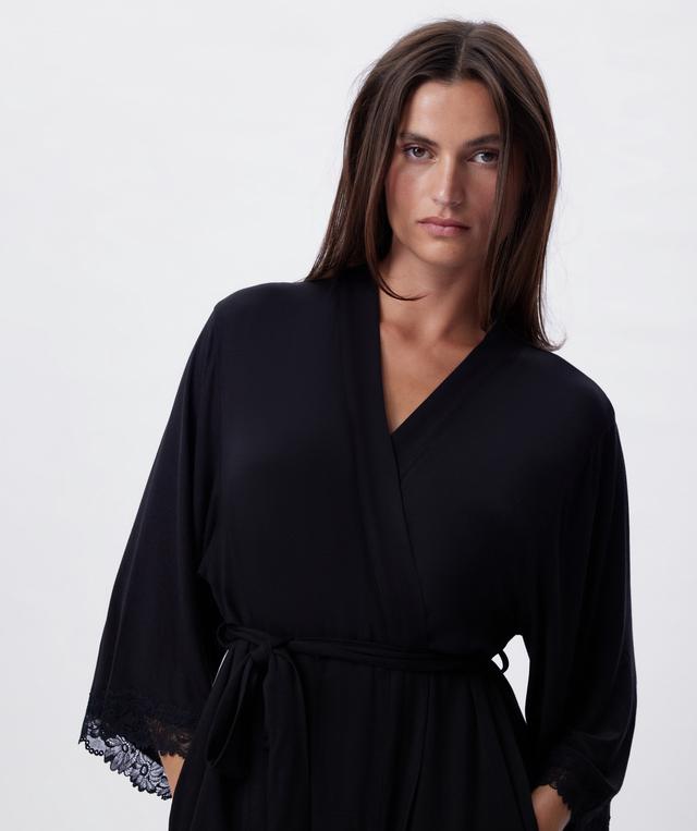 Selene Short Wrap - Black