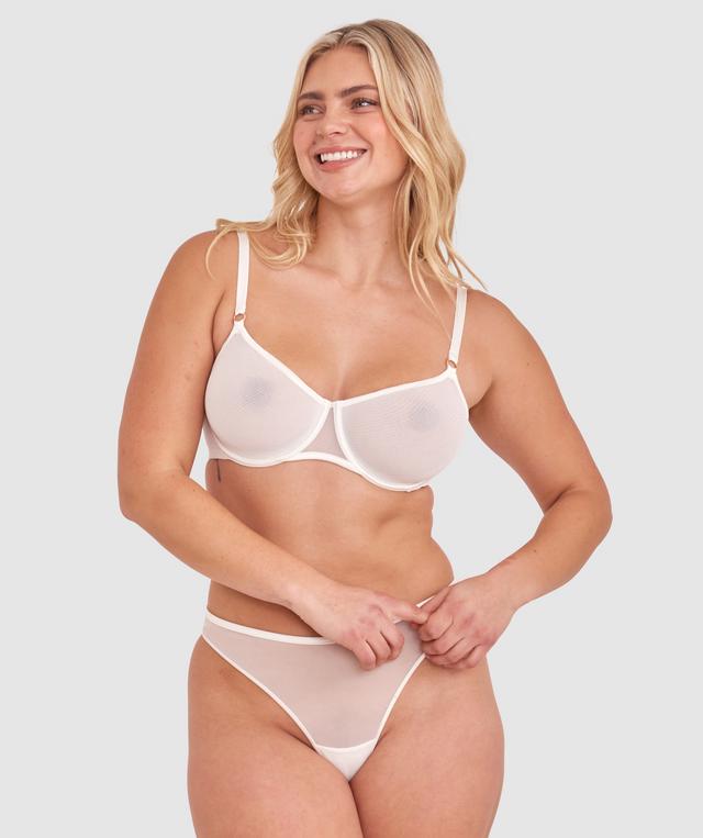 Sexy Basics Underwire Balconette Bra - Ivory