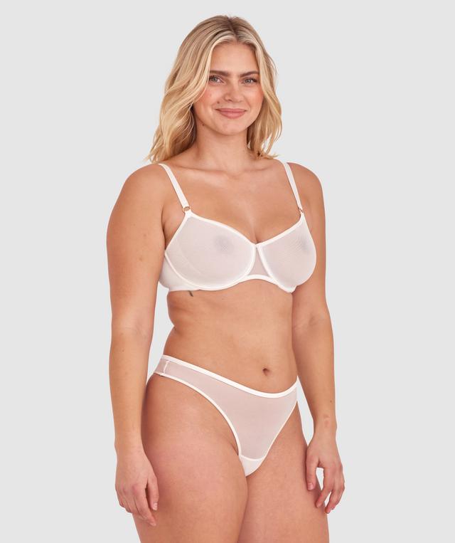 Sexy Basics Underwire Balconette Bra - Ivory