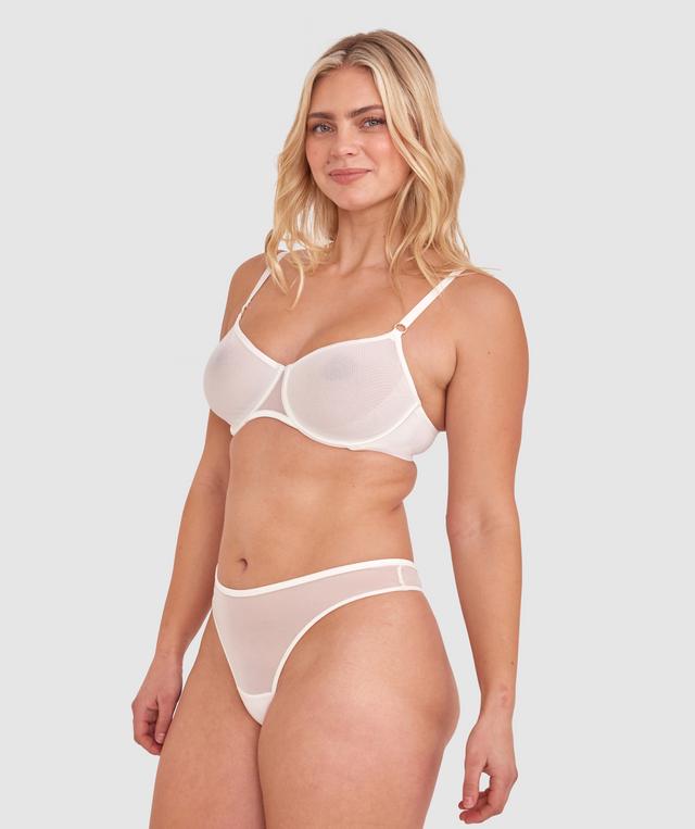 Sexy Basics Underwire Balconette Bra - Ivory