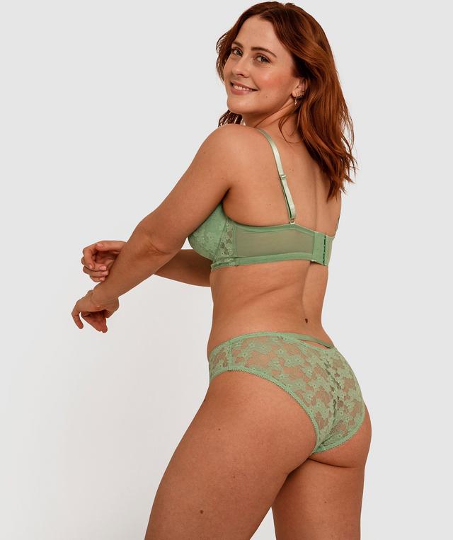 Shelly Brazilian Knicker - Pastel Green
