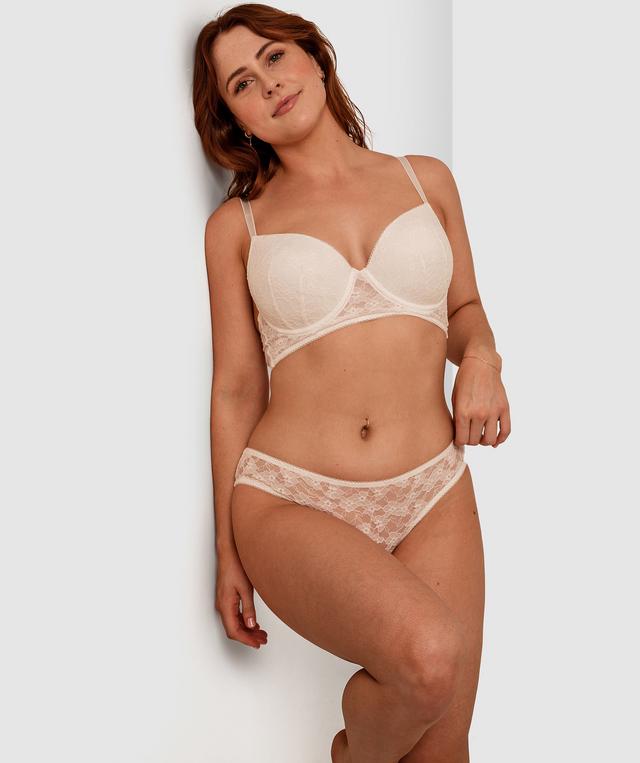 Shelly Longline Contour Bra - Ivory