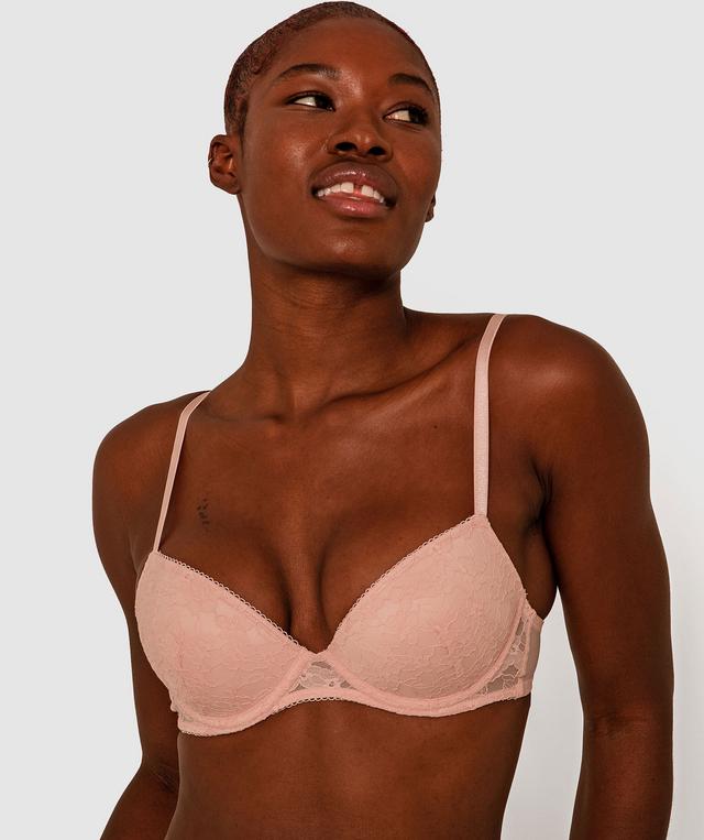 Shelly Push Up Bra - Pastel Pink
