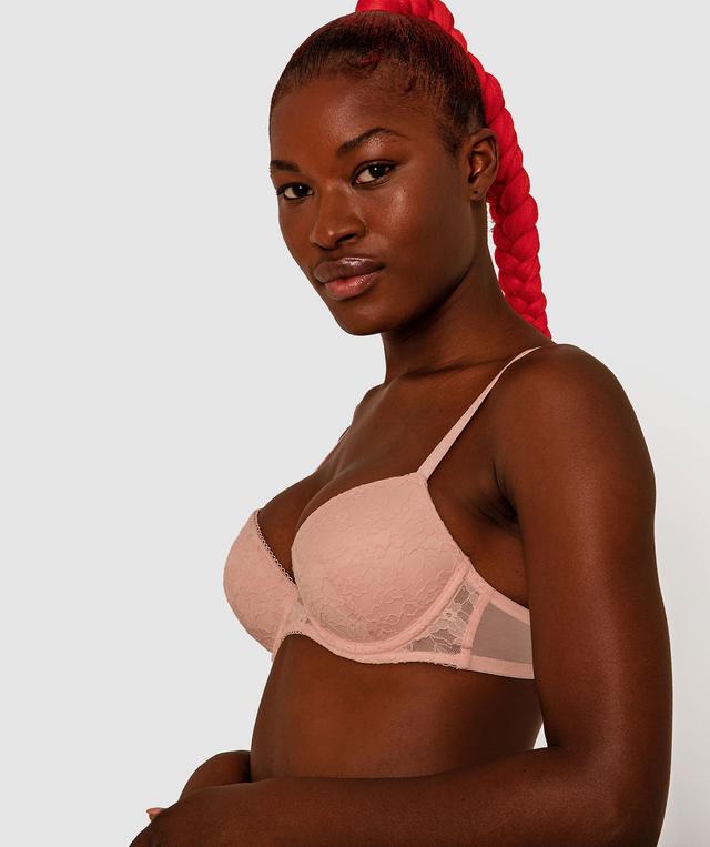 Shelly Push Up Bra - Pastel Pink