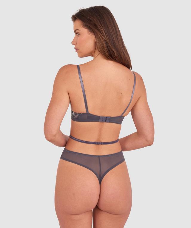 Silvia Bodysuit - Dark Grey/Silver