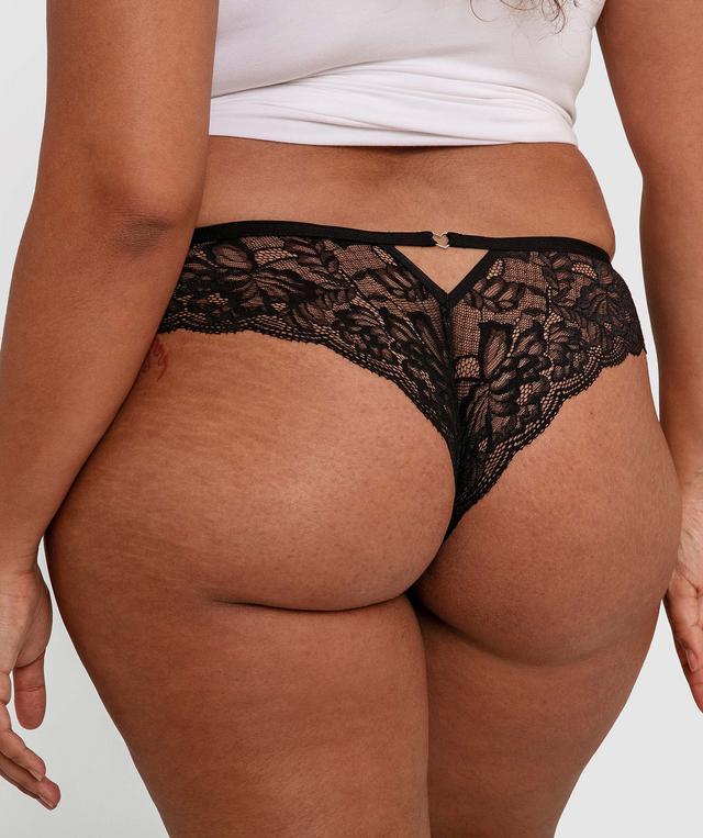 Sizzle Brazilian Knicker - Black