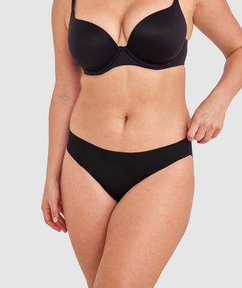 Smooth Comfort Bikini Cut Knicker - Black