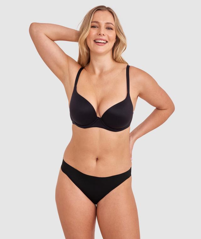 Smooth Comfort Bikini Cut Knicker - Black