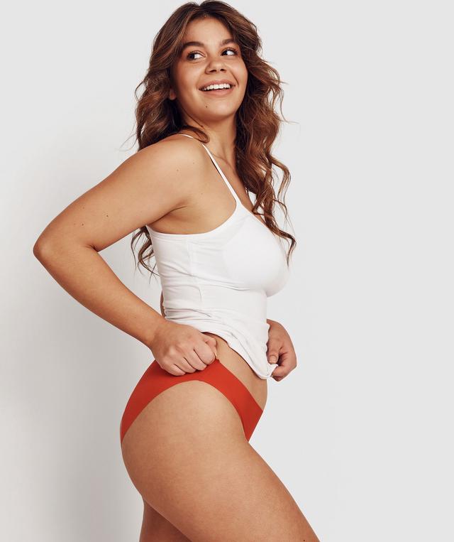 Smooth Comfort Bikini Cut Knicker -Dark Orange
