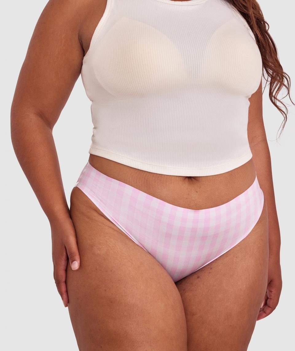 Smooth Comfort Bikini - Print Check